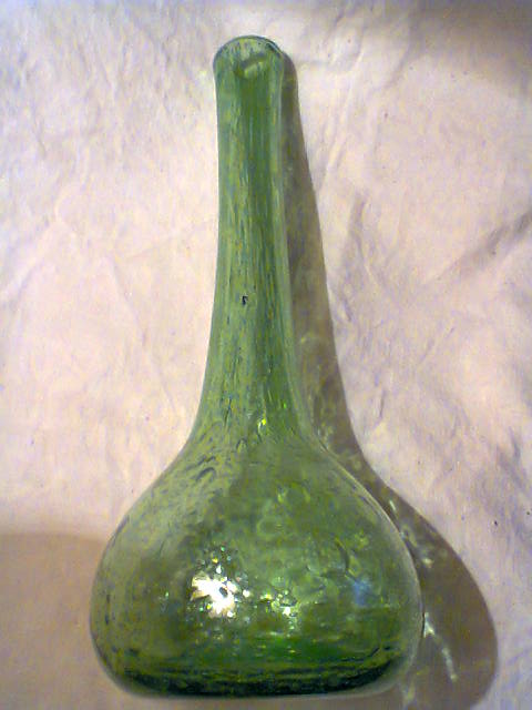 Vase doilies in blown glass bubble 1960/1970