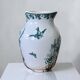 Large jug / carafe from the 19th century, ironstone, bird signed Moulin des Loups.
