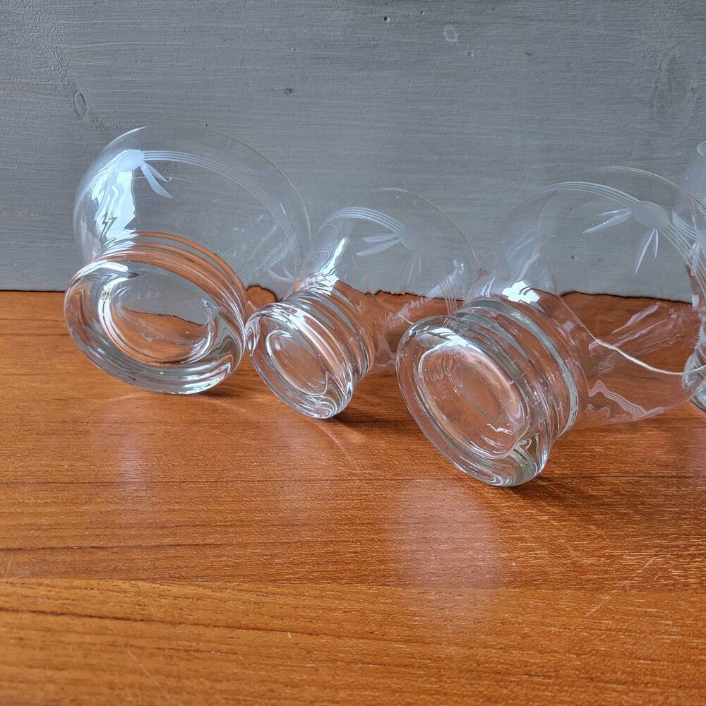 Art Deco Glass Service, 1950s