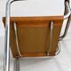 Bauhaus cantilever chair, cognac leather and chrome.