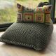 Vintage crochet cushion