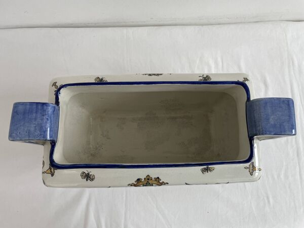 Jardinière, cache pot en faïence de Gien