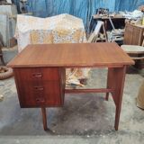 Vintage Scandinavian-inspired teak desk