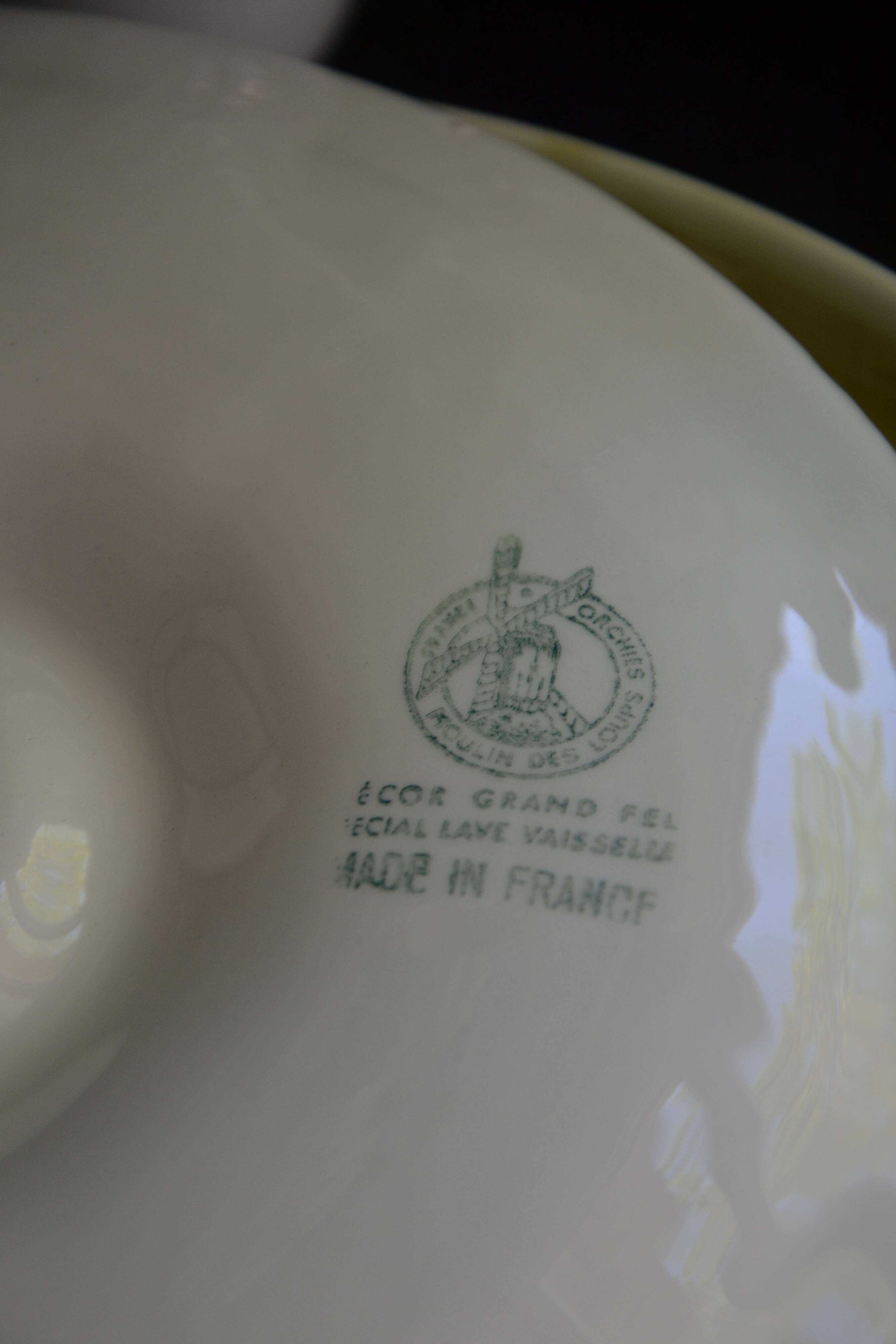 6 Moulin des loups oyster plates
