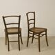 Pair of bistro chairs with canework. Ref Brunelle