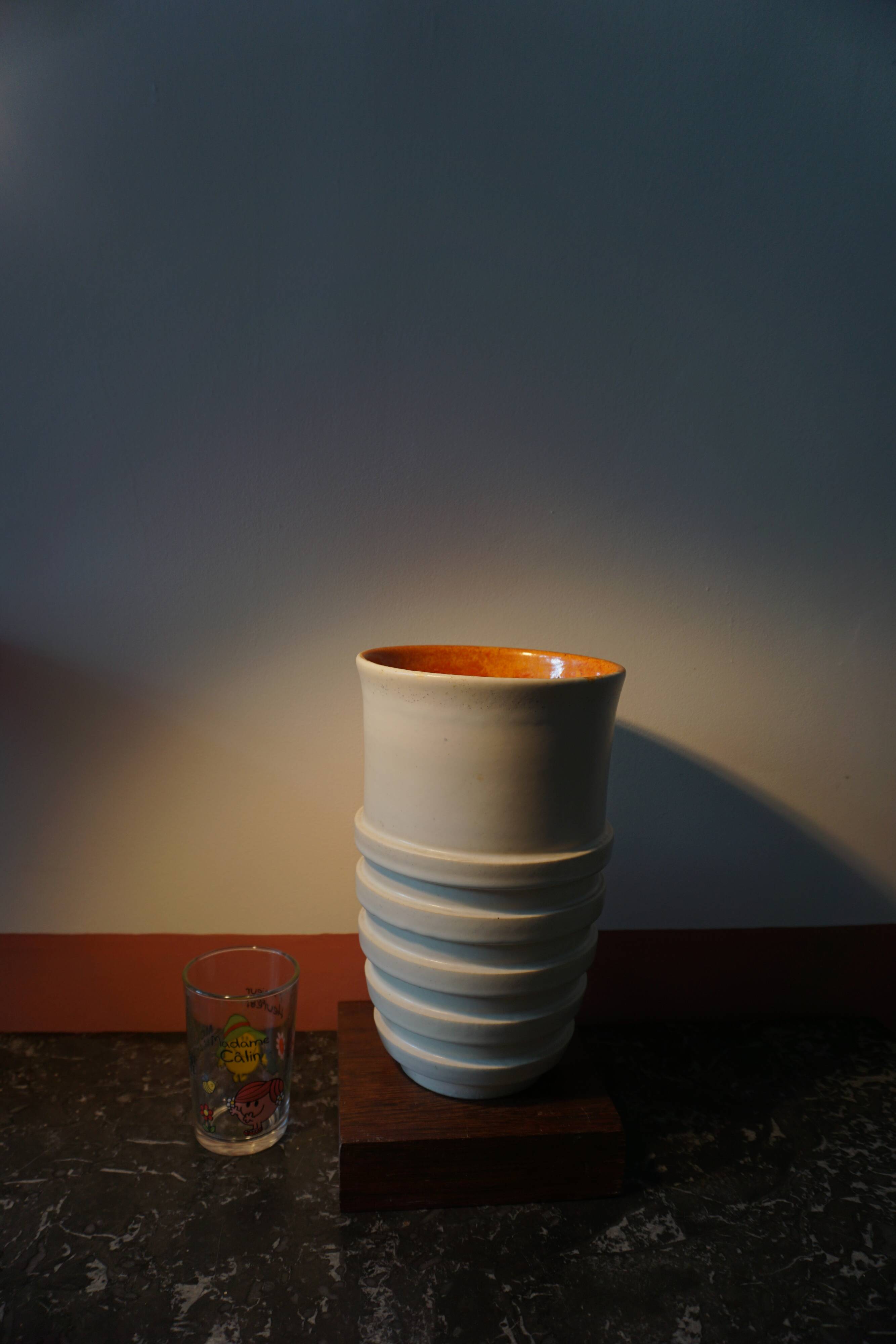 Vase from the 50s and 60s signed Ferjac France