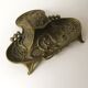Brass inkwell