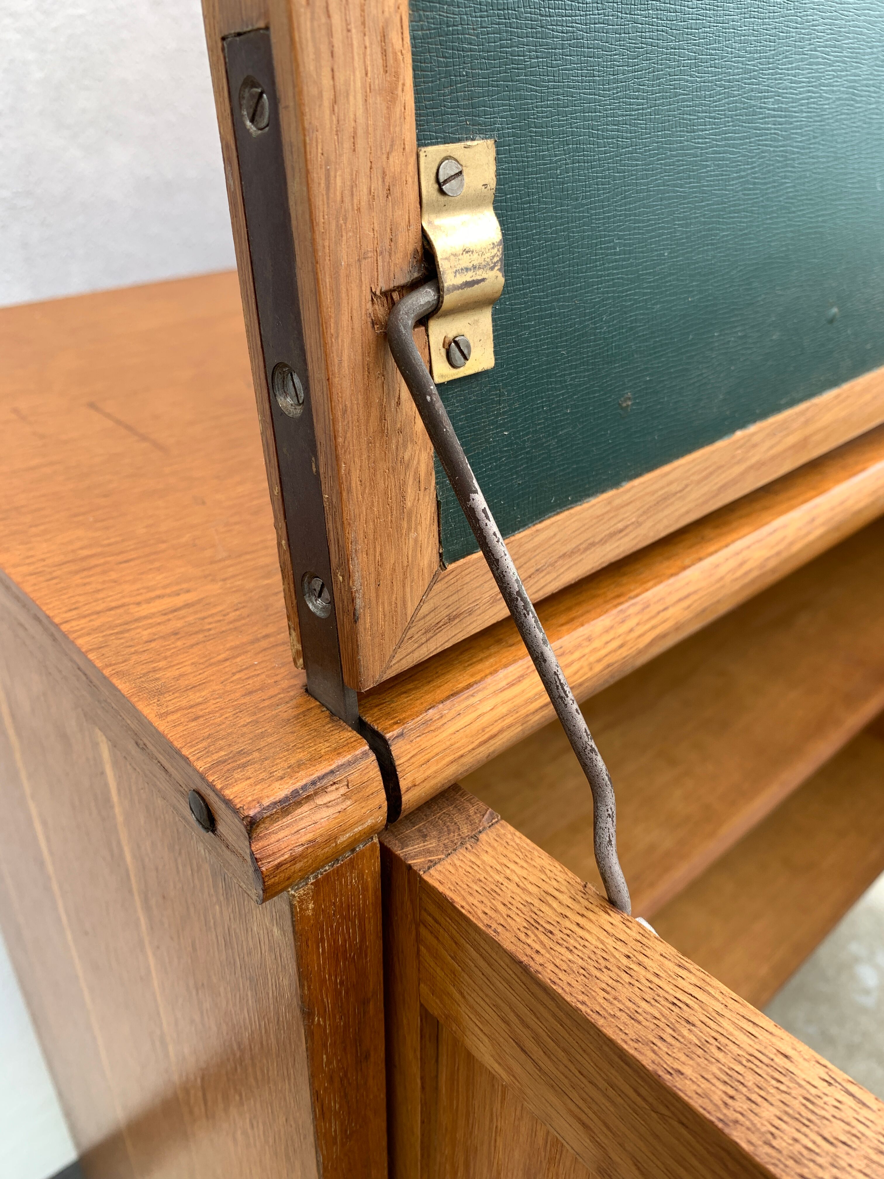 Wooden office or secretary Raclem, 1950