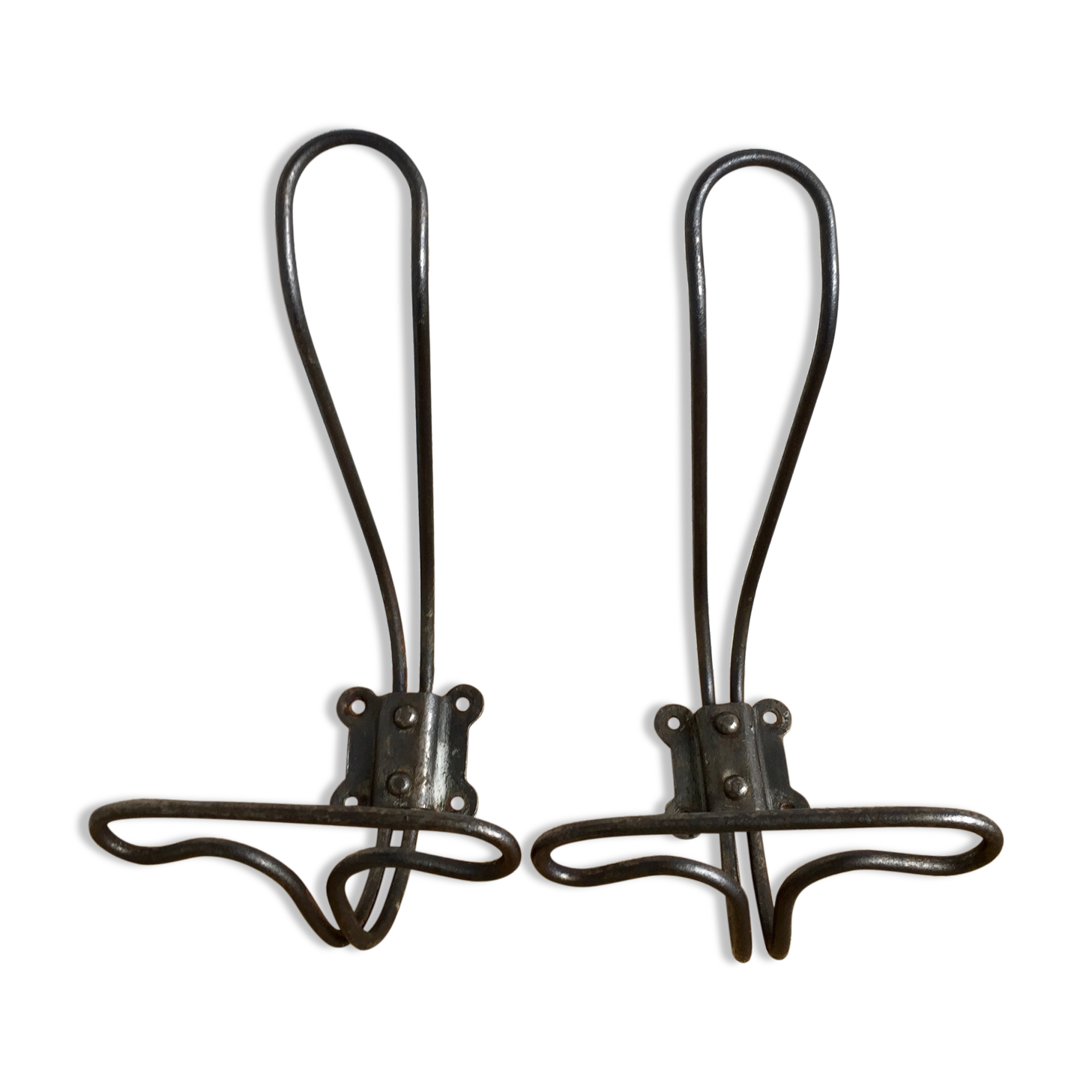 Pair of industrial coatracks