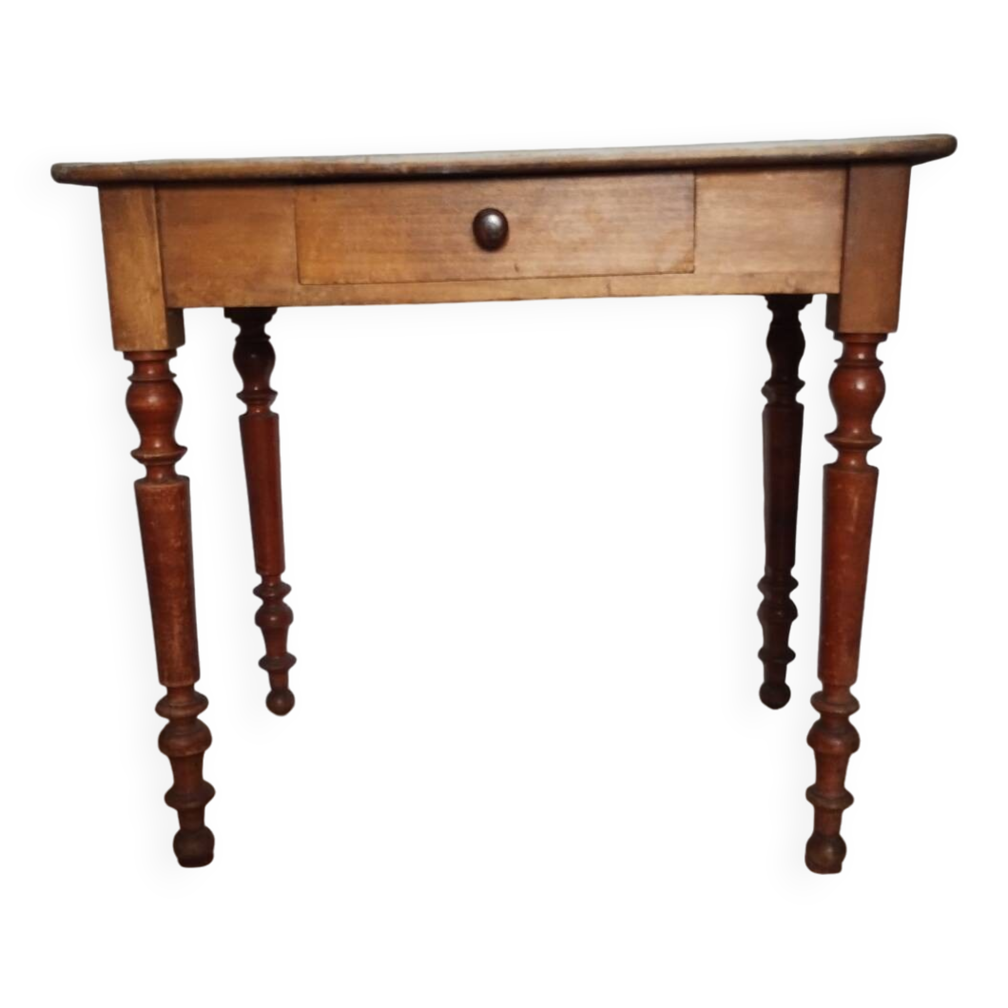 Desk with turned legs