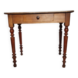 Desk with turned legs