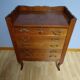 Old oak silversmith cabinet