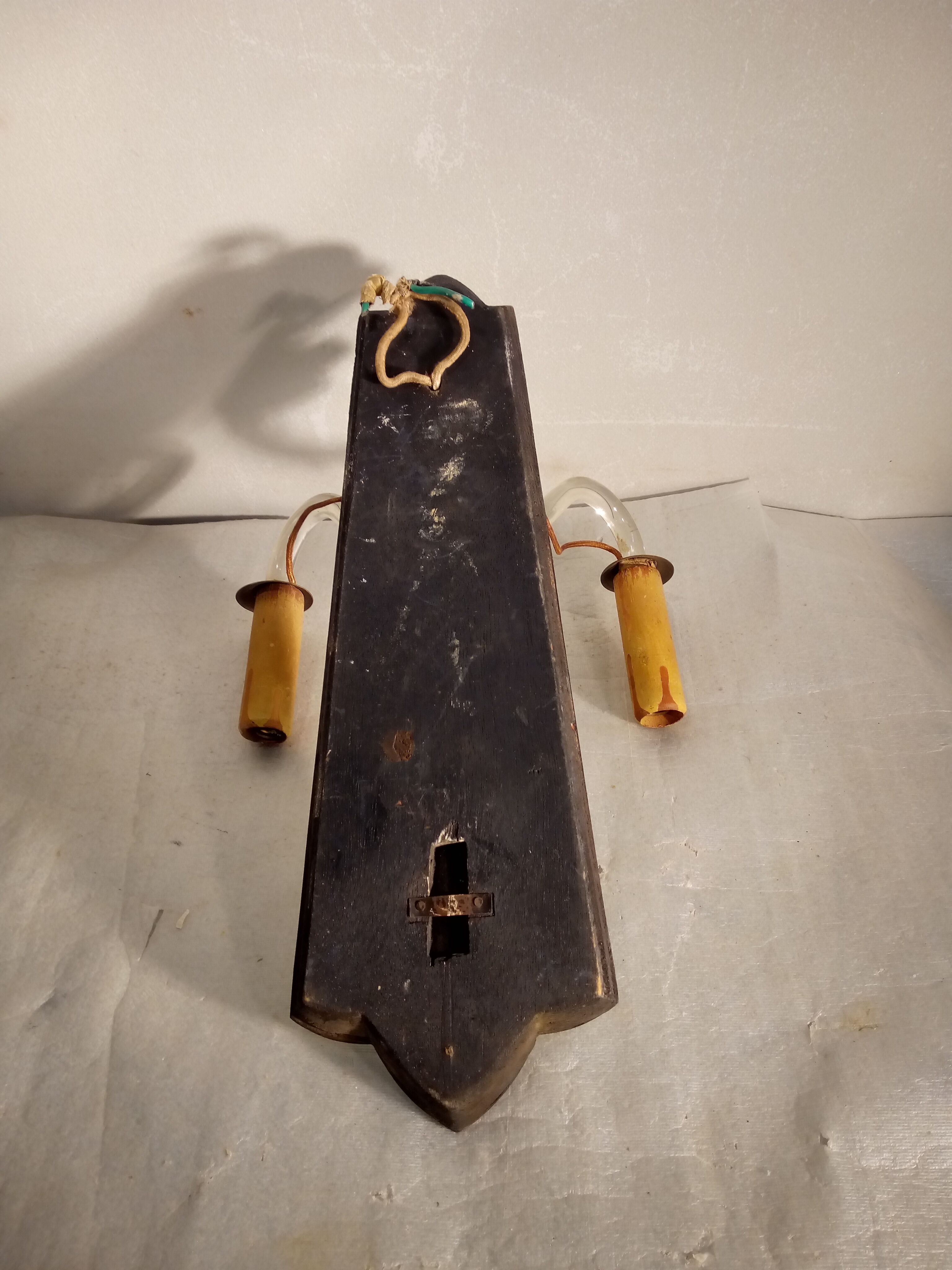 Wall light  2 Venetian mirror arms year 40