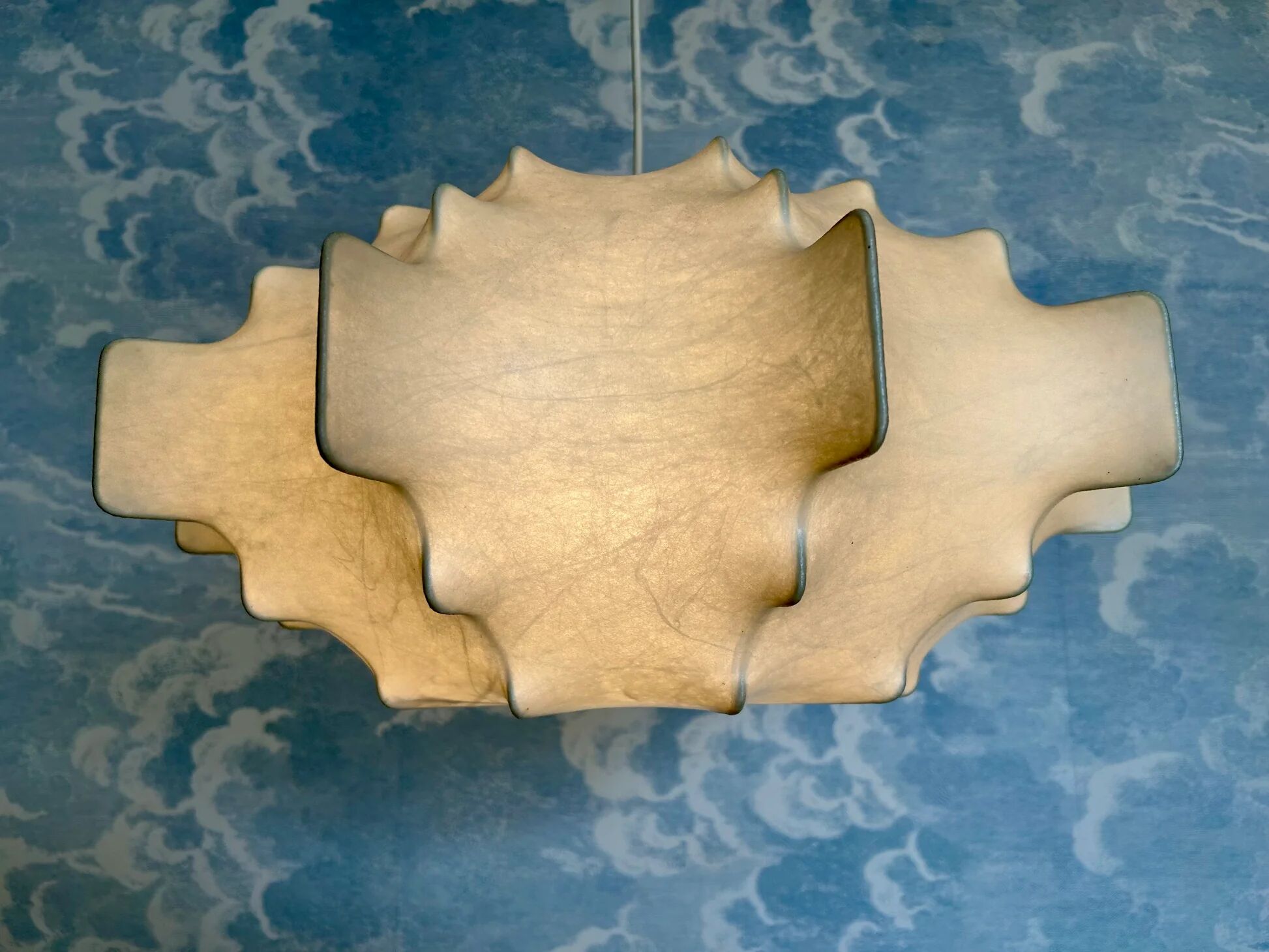 Suspension Cocoon by Goldkant, Germany, 1960s, in the style of Taraxacum S by Castiglioni FLOS.