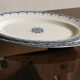 Lot de 5 plats en terre de fer