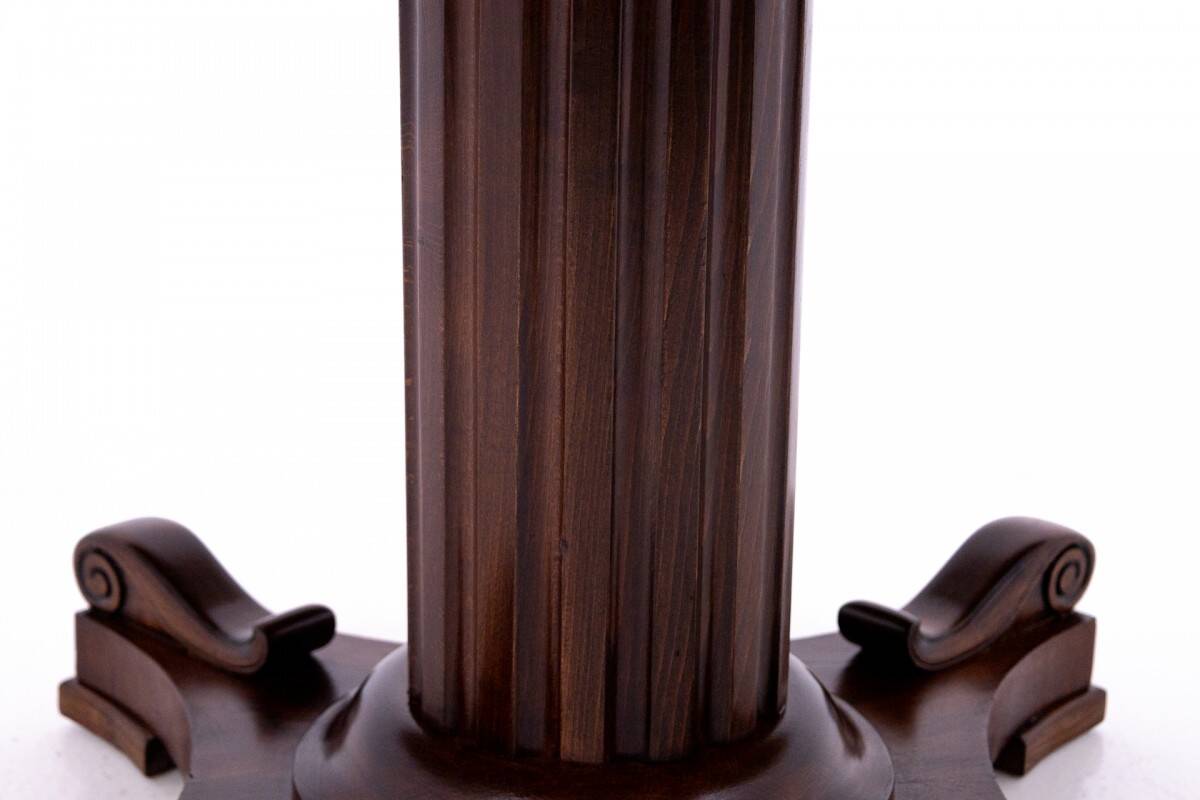 Mahogany table - bench, Northern Europe, around 1900. After renovation.