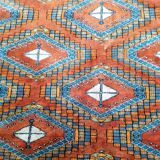 Old oriental rug made hands 280x195cm