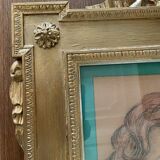 Wooden frame knot ribbon 68 x48