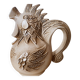Carafe zoomorphe en ceramique