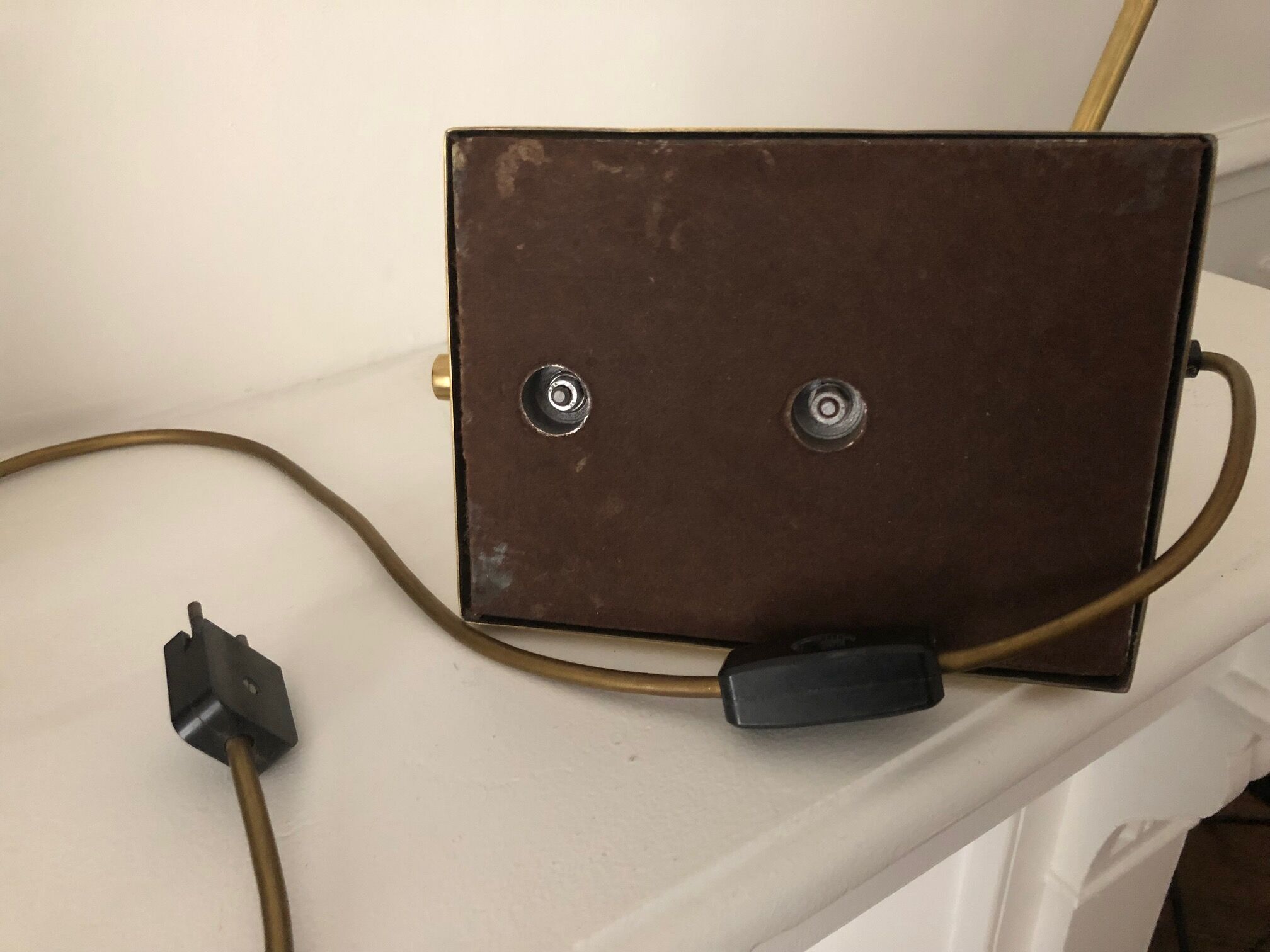 Italian brass lamp from the 70s