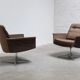 Paire de fauteuils pivotants 'Sedia' par Horst Brüning pour COR, 1972