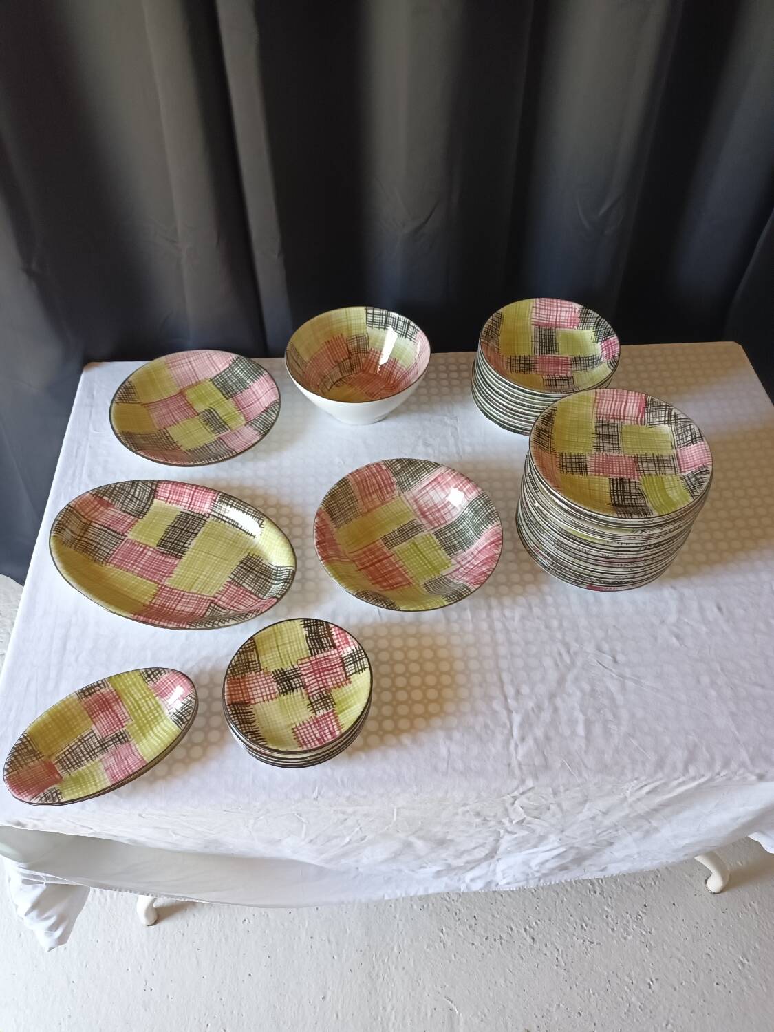 Service vintage Sarreguemines