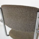Gispen dining chair with tubular frame, model 212, The Netherlands 1950's