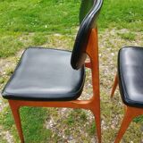 Series of 6 old Scandinavian design chairs