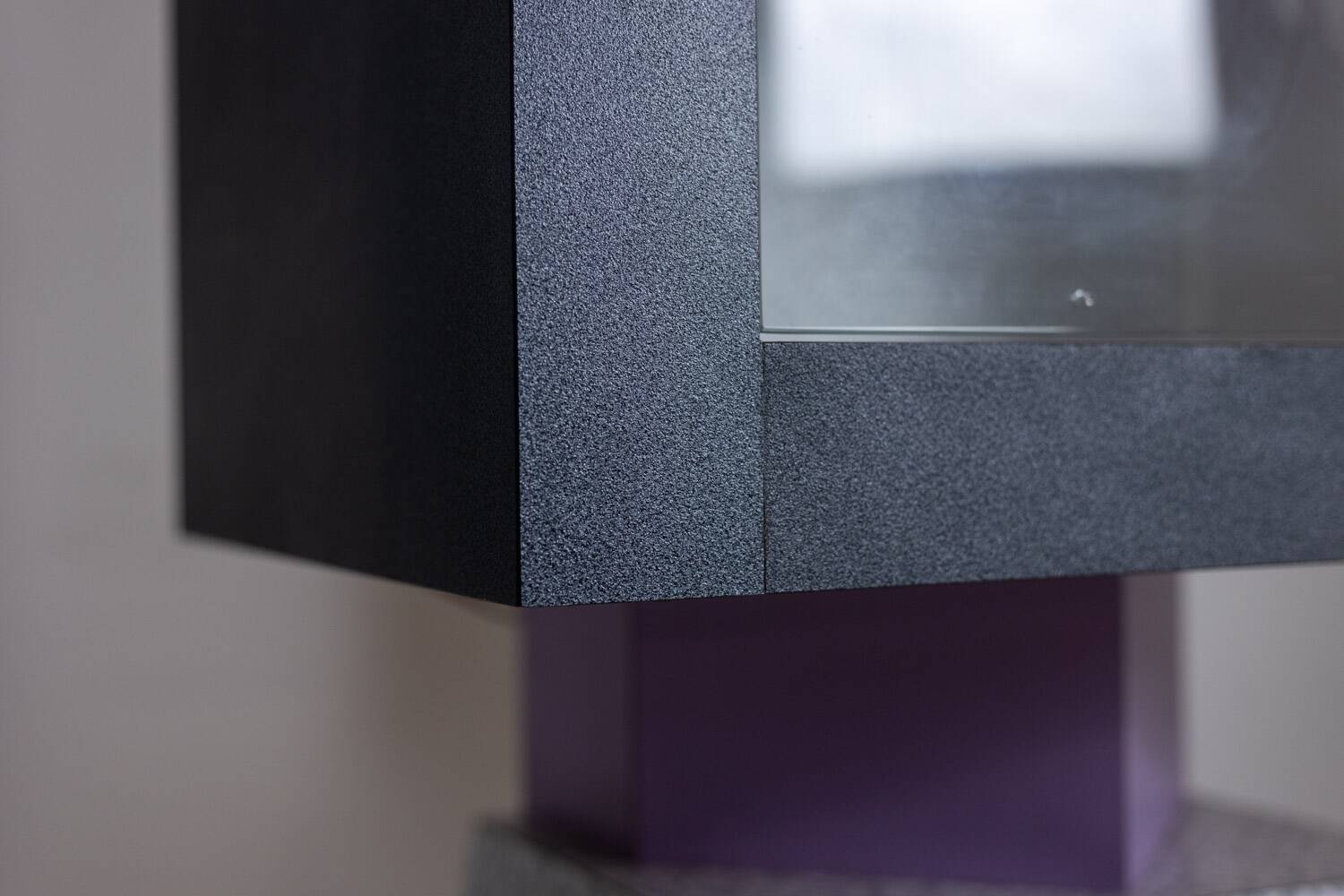 Memphis. Pair of lacquered wood display cabinets. 1980s. LS48071403