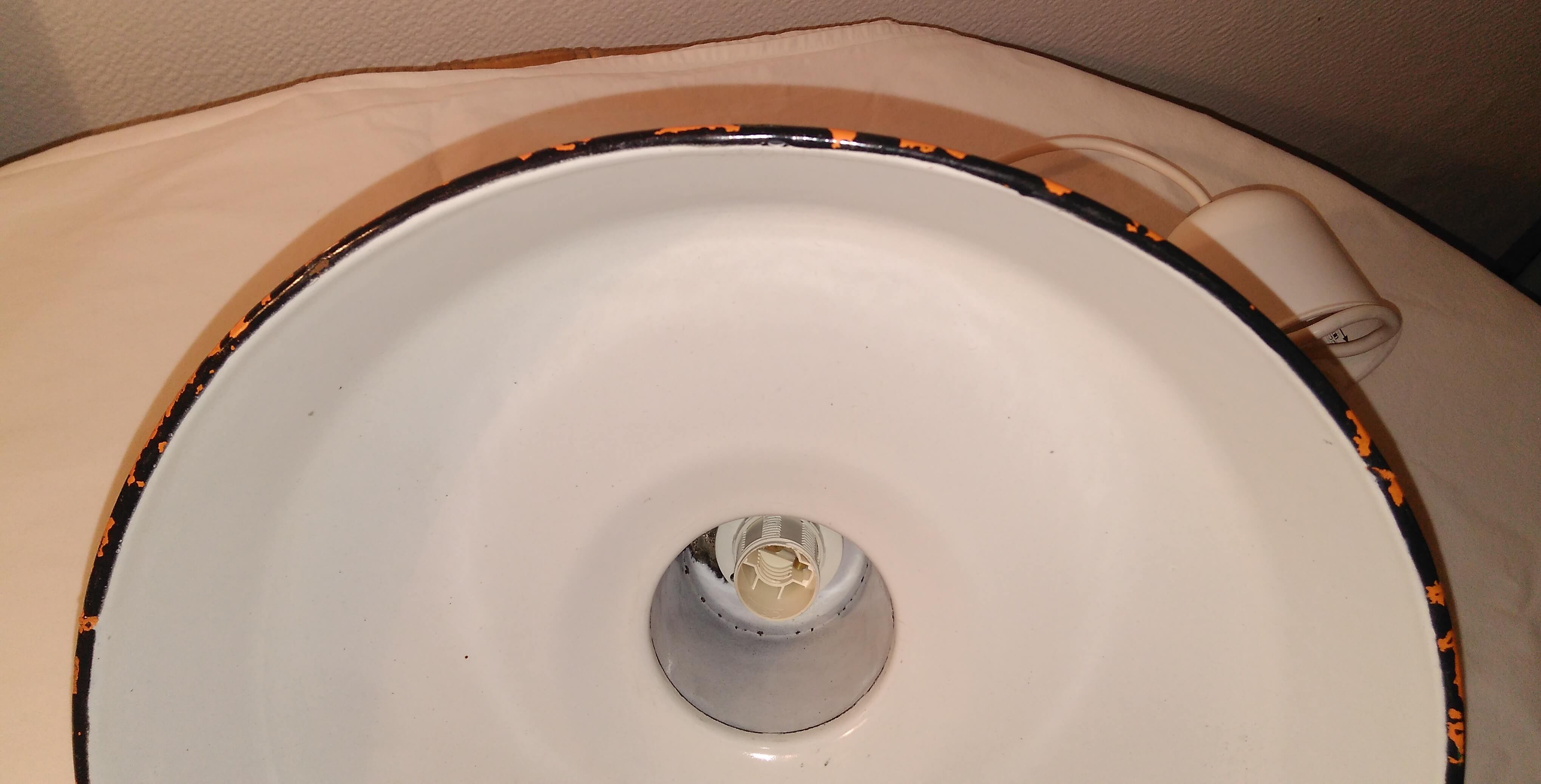 Industrial hanging 1960 enamelled metal