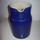 Old blue ceramic Digoin pitcher