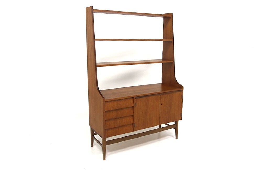 Secrétaire scandinave en teck, Suède, 1960