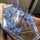 Carafe, glasses, tray