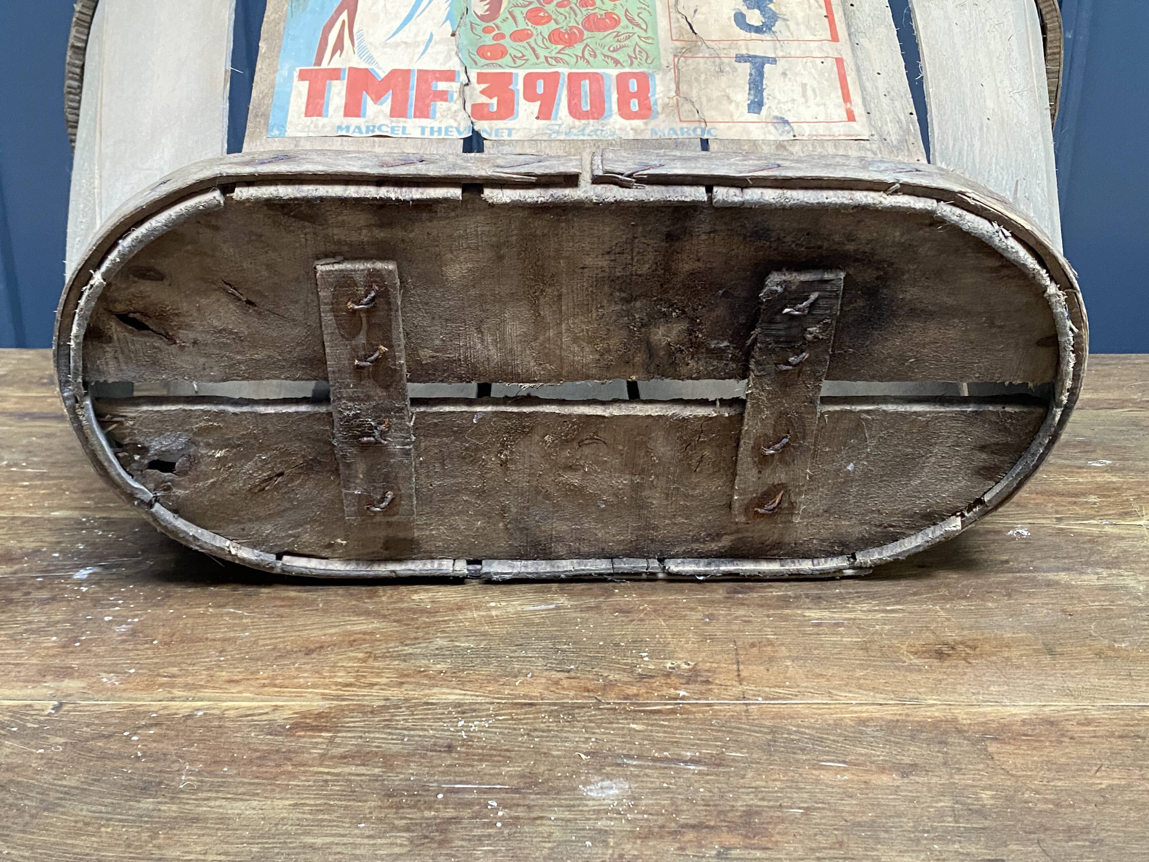 Crate cageot wooden slats morocco casablanca