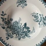 Assiettes en terre de fer Sarreguemines Margot