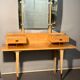 Coiffeuse vintage 1950 / 1960 à miroir pliant et démontable : transformable en bureau