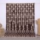 Brown Beni Ourain Rug 183 x 246 cm, Handmade Berber Wool Rug, Vintage Style
