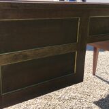 Louis XVI style desk in walnut period 1950