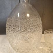 Carafe et verres Baccarat