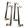 Set of Art Deco handles