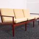 Arne Vodder, mid-century three-seater teak sofa, Glostrup 1960s