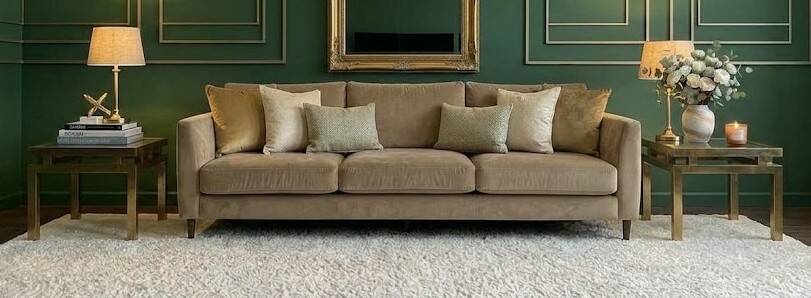 Pair of side tables / end tables Belgo Chrom