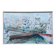 Tableau Aquarelle signée Dornier (?) "Bateaux au port de Vuaros" Espagne