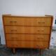 Commode quatre tiroirs année 1960