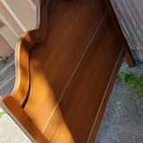 Double bed in solid oak.