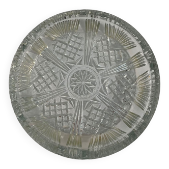 Thick glass ashtray Made in Italy