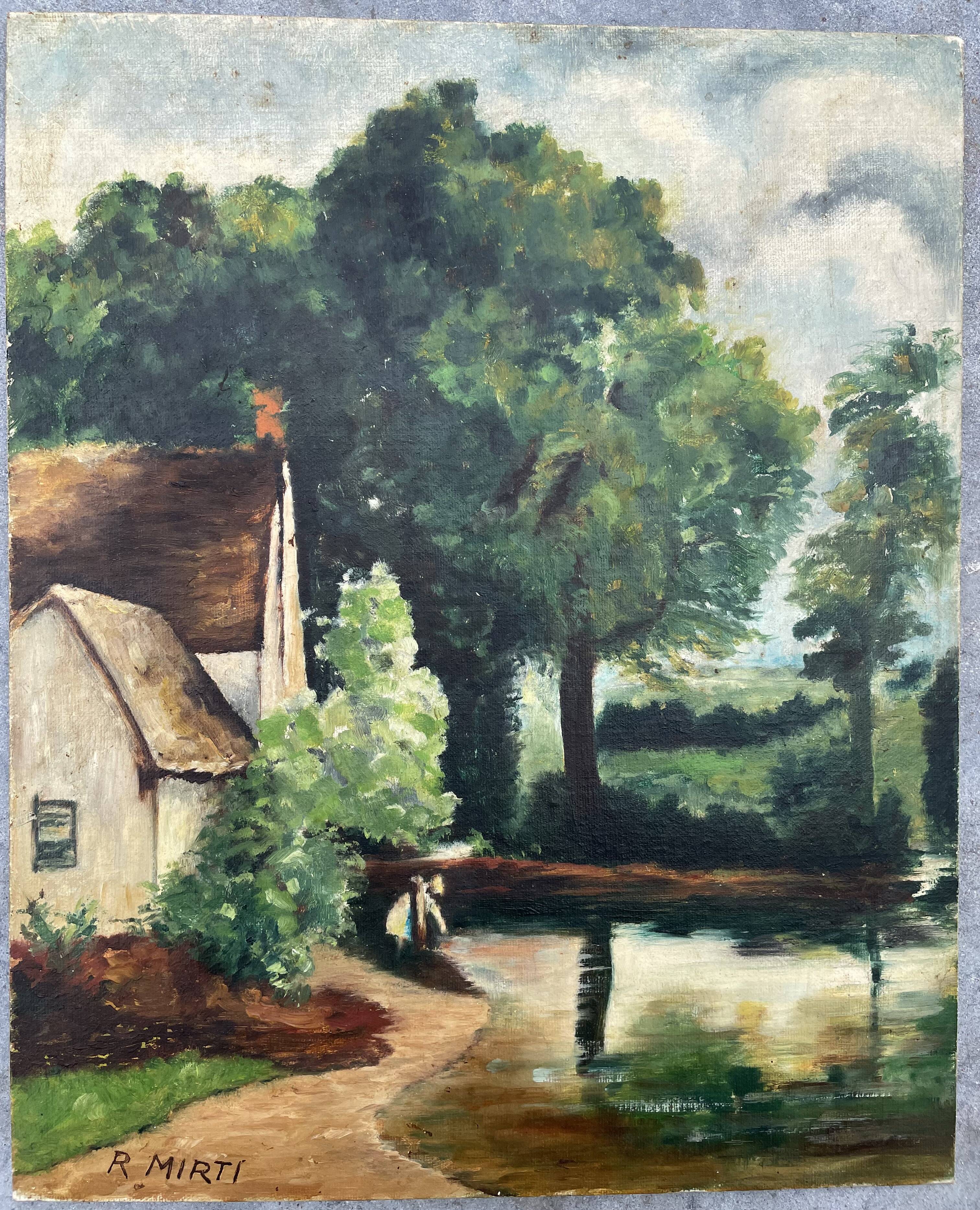 Ancient landscape painting