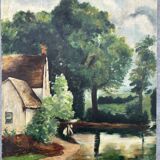 Ancient landscape painting