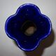 Midnight blue earthenware vase, "fives lille" - early twentieth century