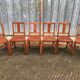 6 chaises René Gabriel d’époque reconstruction en hêtre et cp.